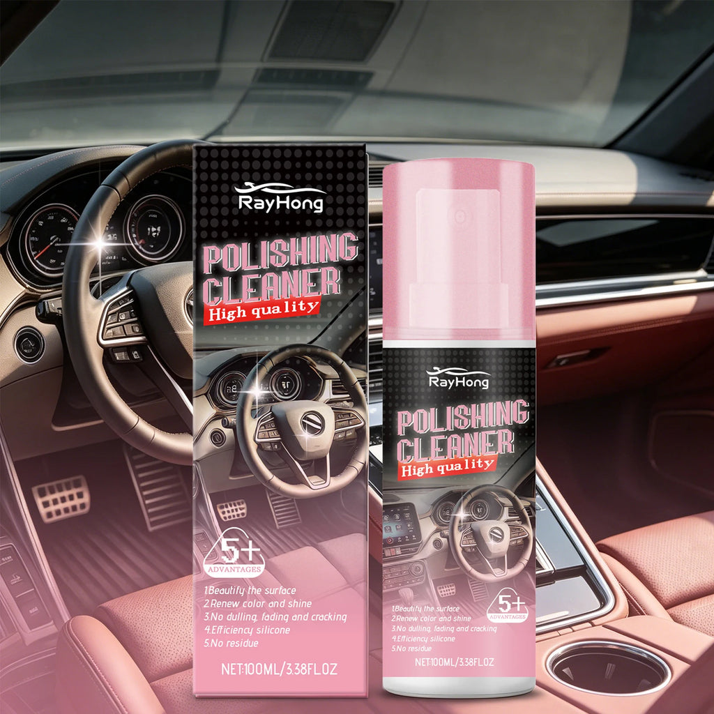 Automotive Interior Polishing Agent for Automotive Leather Interior Anti-Cracking Revives Faded Protects Leather Restoring Shine Oasis Select