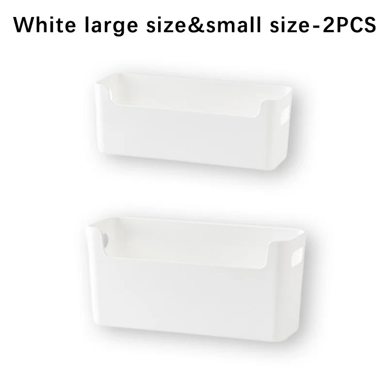 5-Pack No-Drill Cabinet Door Storage Baskets | Wall Organiser
