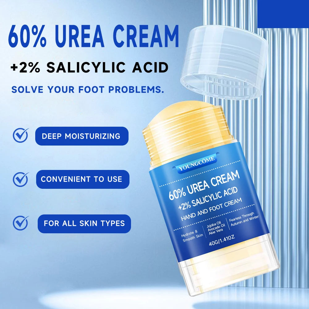 Urea Cream Percent For Feet Plus Salicylic Acid Foot Cream and Hand Cream Maximum Strength with Hyaluronic Acid,Tea Tree Oasis Select