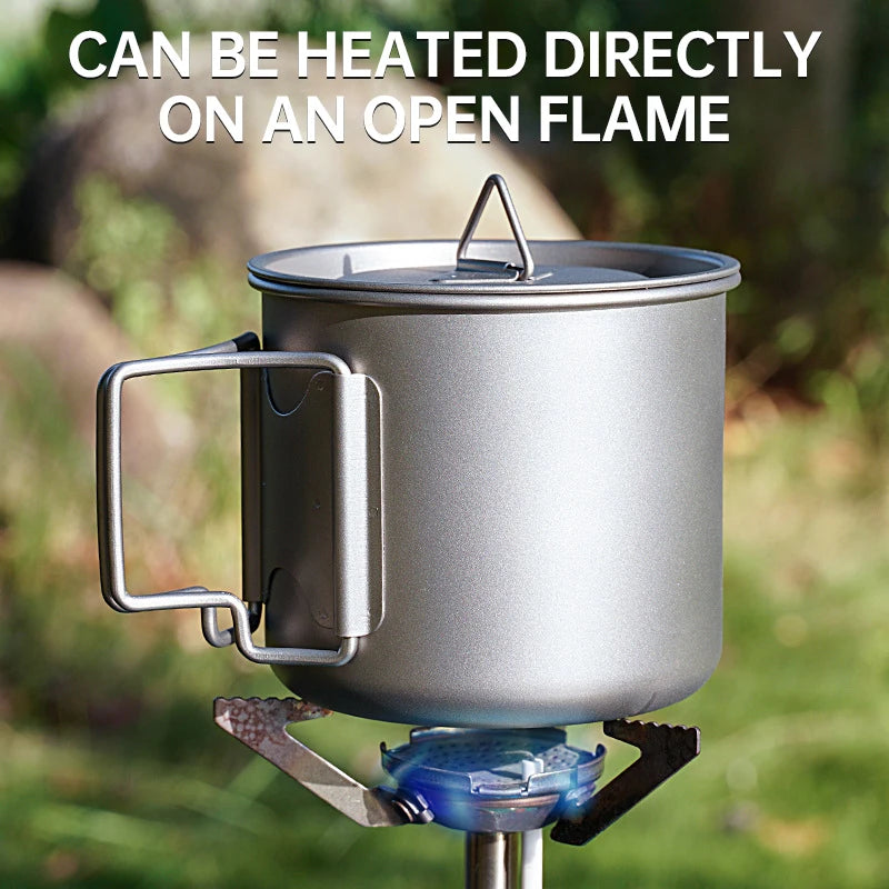 Pure Titanium Folding Camp Mug – Lightweight Camping Cup Camping Titanium Mug Oasis Select