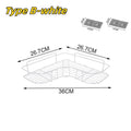 Drill-Free Wall Mounted Metal Corner Kitchen Shelf & Organizer