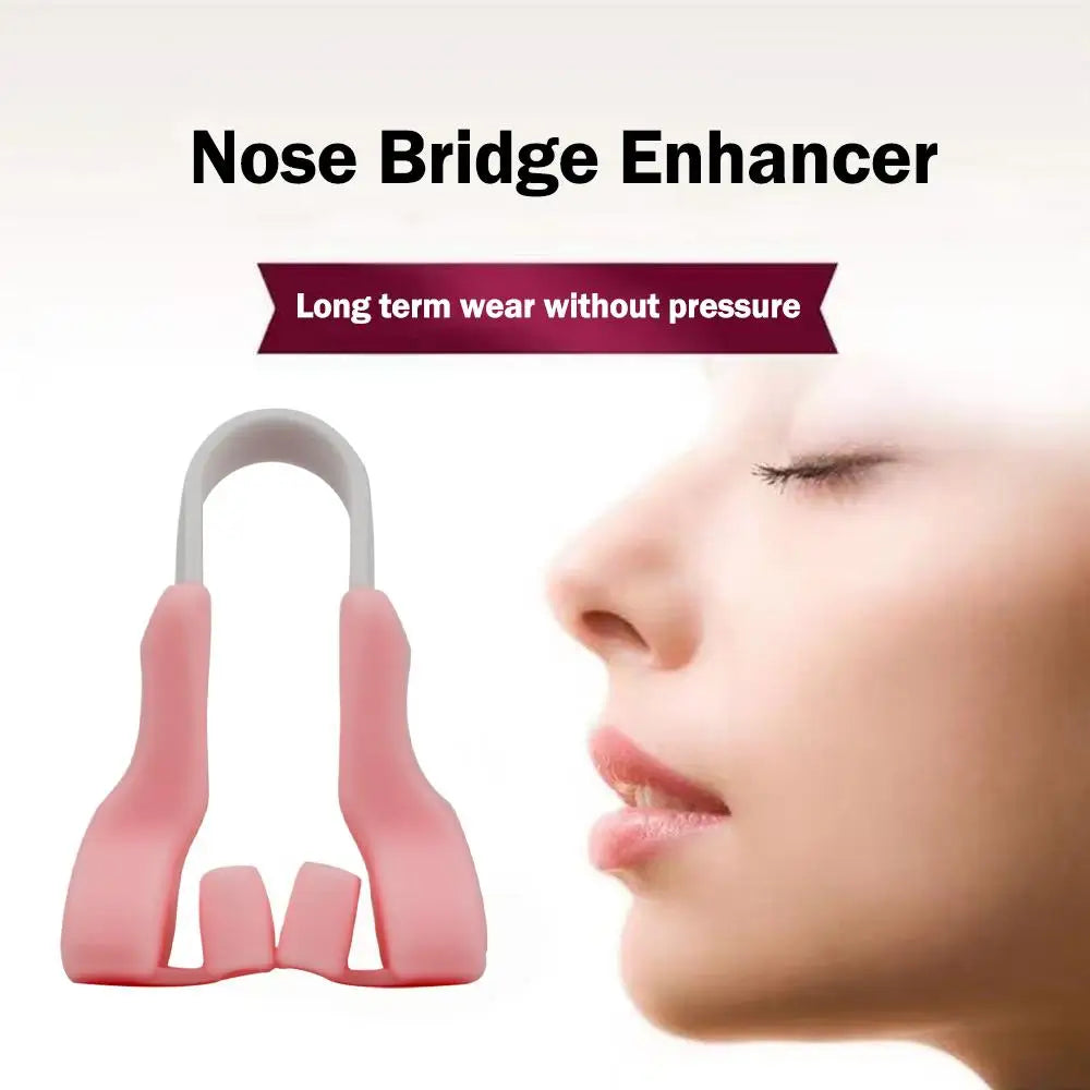 Nose Shaper For Wide Noses Soft Silicone Nose Bridge Enhancer, Corrector, Shrinker Painless Beauty Tool Nose Clip For Women Men Oasis Select
