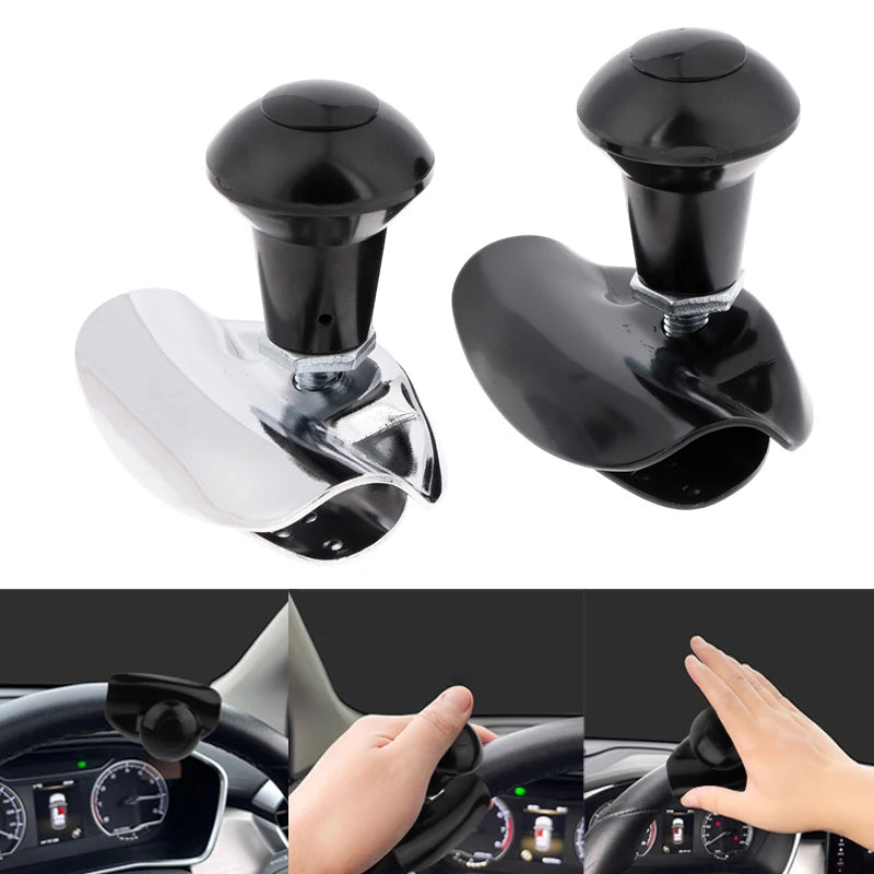 Easy Maneuvering with Universal Steering Wheel Spinner Knob; Car Booster Grip Ball Handle. Oasis Select
