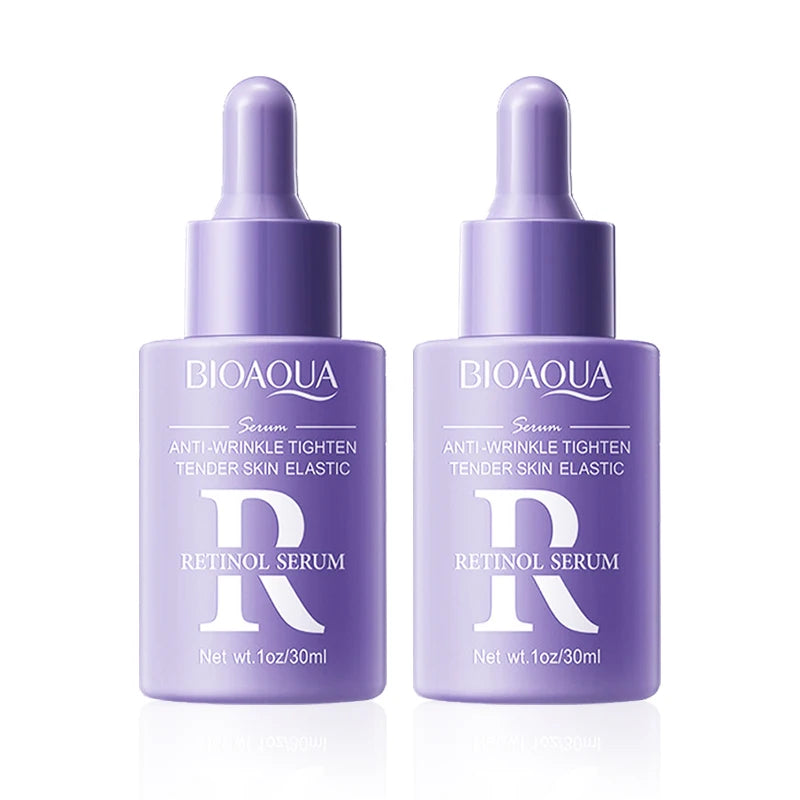 BIOAQUA Vitamin C Retinol Hyaluronic Acid Serum Set 2pcs Face Serum Set Oasis Select Retinol 2pcs