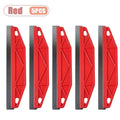 1-10PCS Stainless Steel Wallpaper Scraper Putty Knife Plastic Handle Drywall Mud Trowel for Paint Removal Caulk Home DIY Oasis Select Red-5PCS