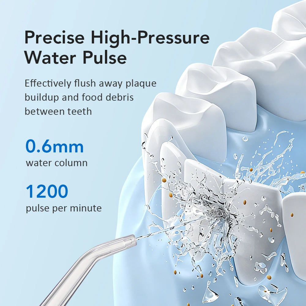 Portable Water Flosser – 3 Modes, 220ml Tank, 360° Nozzle