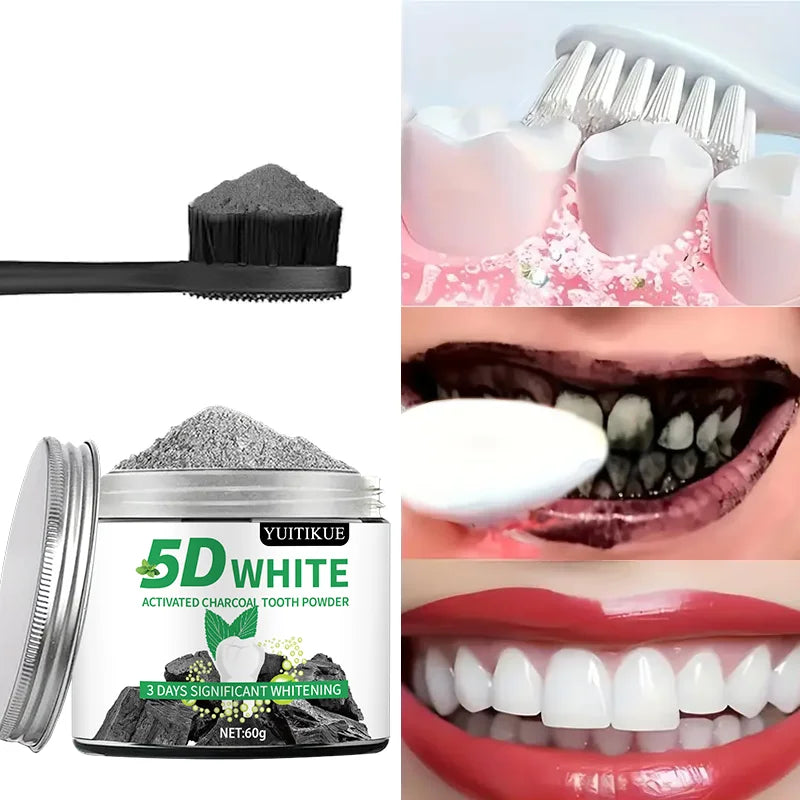 Tooth Whitening Powder – Charcoal, Peppermint & Xylitol 60g