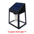 Solar LED Wall Light IP65 Waterproof Outdoor Garden Lamp