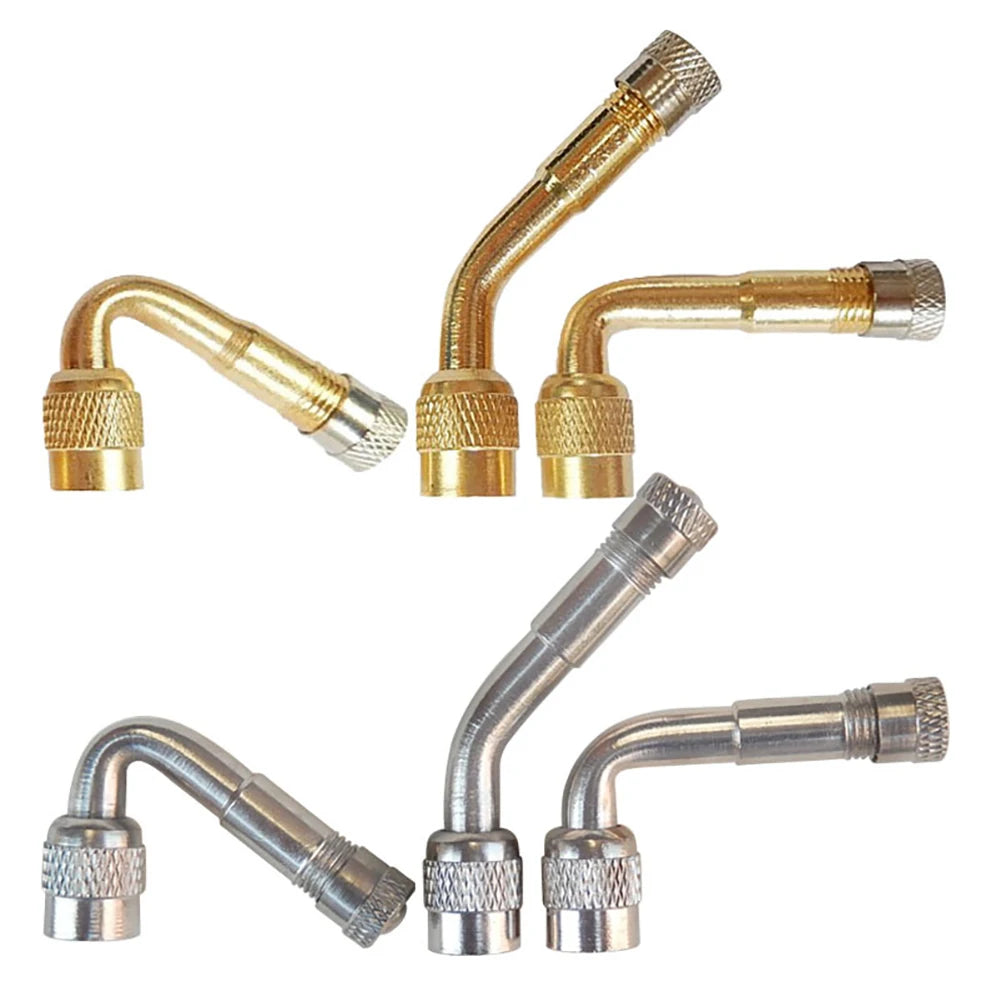 Motorcycle 45 90 135 Degree Angle Bent Valve Adaptor Tyre Tube Valve Extension Adapter for Truck Car Moto Bike Motorcycle Oasis Select