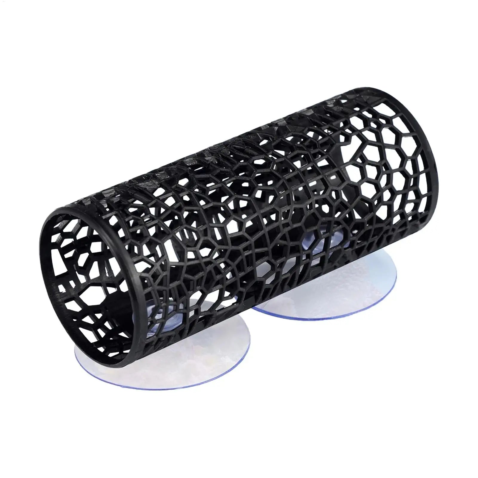 Fish Tank Tunnel Hollow Suction Small Safe Fish Tank Cave Betta Habitat Resting Shelter Ornament for Aquatic Pets Cichlids Oasis Select