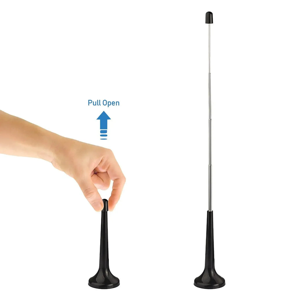 Indoor high-gain metal sucker rod radio antenna digital signal intensifier F connection adapter Oasis Select