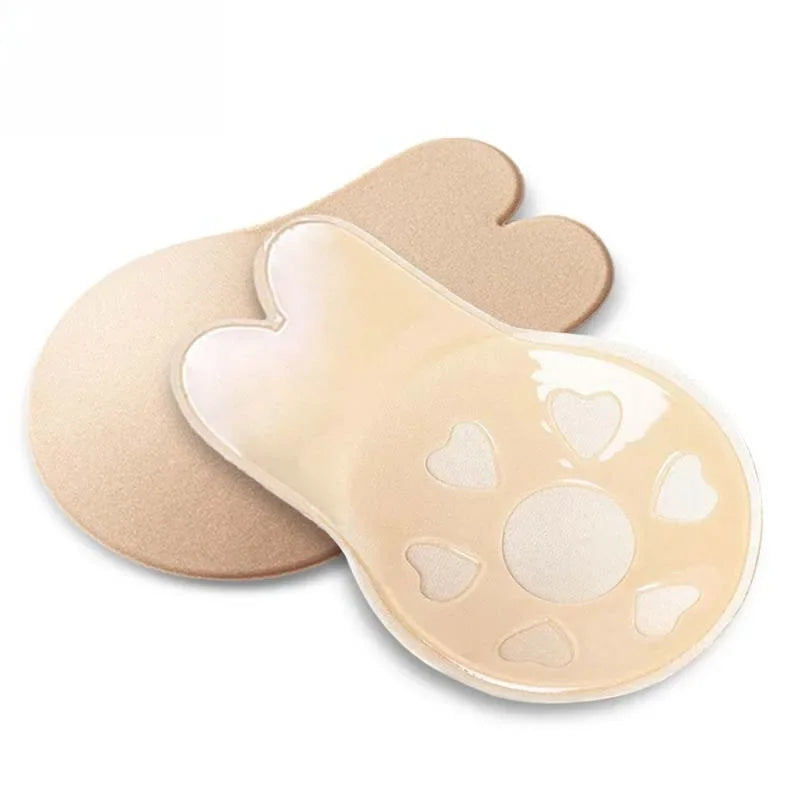 Women Breast Lifting Stickers Push Up Bras Silicone Invisible Chest Strapless Breast Rabbit Lift Up Tape Nipple Cover Bra Pads Oasis Select
