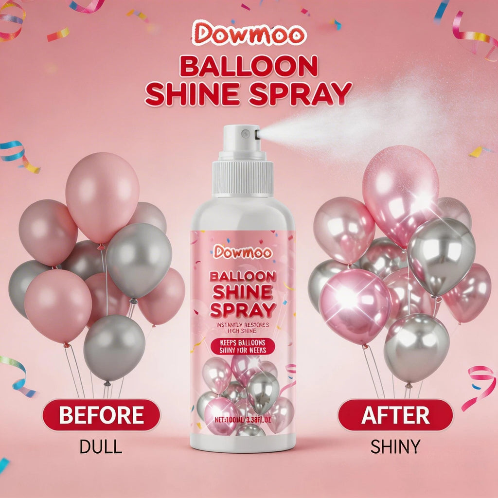 Balloon Shine Spray Lights Up Party Atmosphere Decorations Enhances Balloon Color Gloss Event Atmosphere Party Decorations Oasis Select