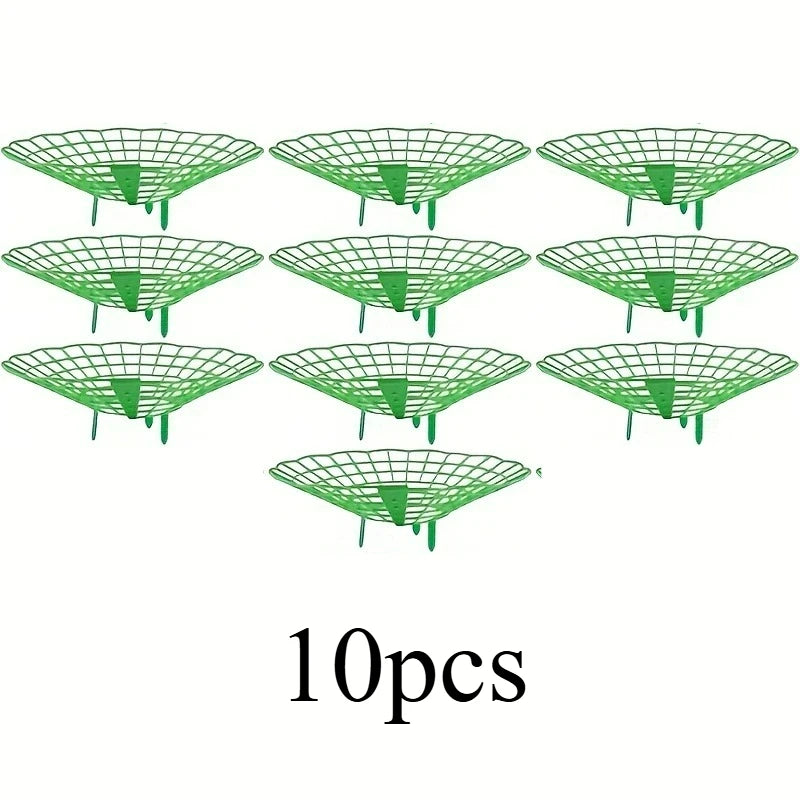 10pcs Green Strawberry Planting Racks, Watermelon Support Frames, 3-Legged Plant Protector, Easy Assembly Plant Accessories Oasis Select 10pcs