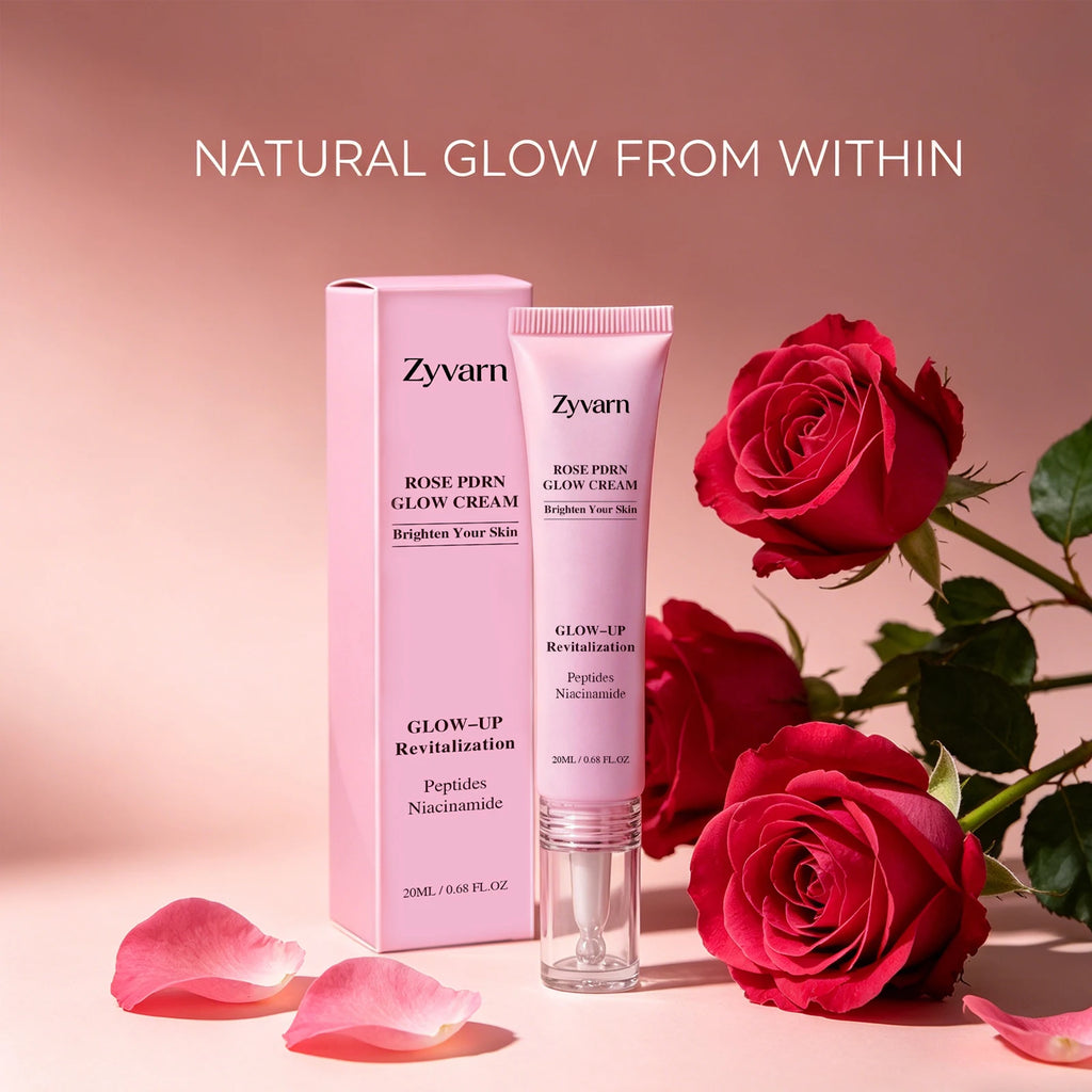 Pure Rose PDRN Glow Boost Cream Rejuvenating Long-lasting Hydration for Natural Radiant Skin Nicotinamide & Peptide Facial Cream Oasis Select
