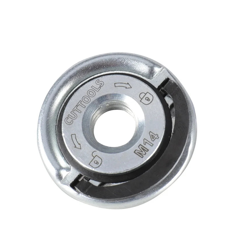M14 Angle Grinder Platen Self-Locking Platen Grinder Threaded Angle Grinder Angle Grinding Plate Quick Release Power Chuck Tool Oasis Select M14