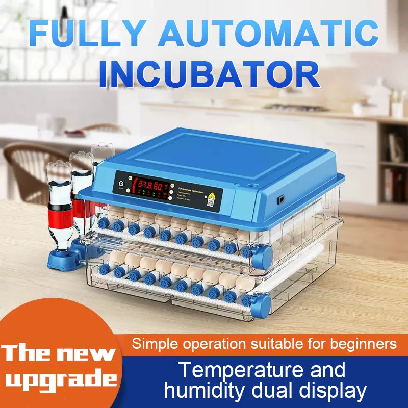 128 Eggs Fully Automatic Incubator With Drawer Type Mini Poultry With Automatic Waterbed Replenishment And Temperature Control Oasis Select