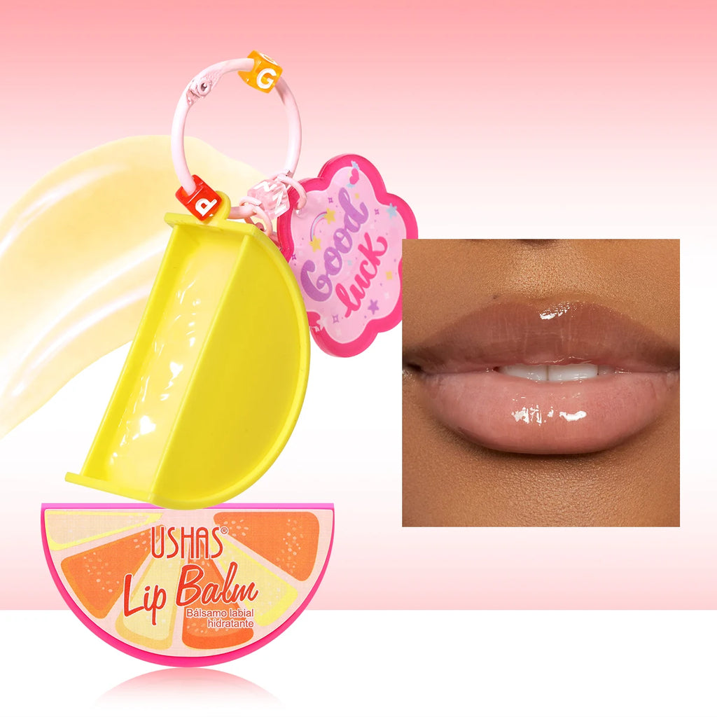 USHAS Fruit-Flavored Lip Balm | Moisturizing Charm Design