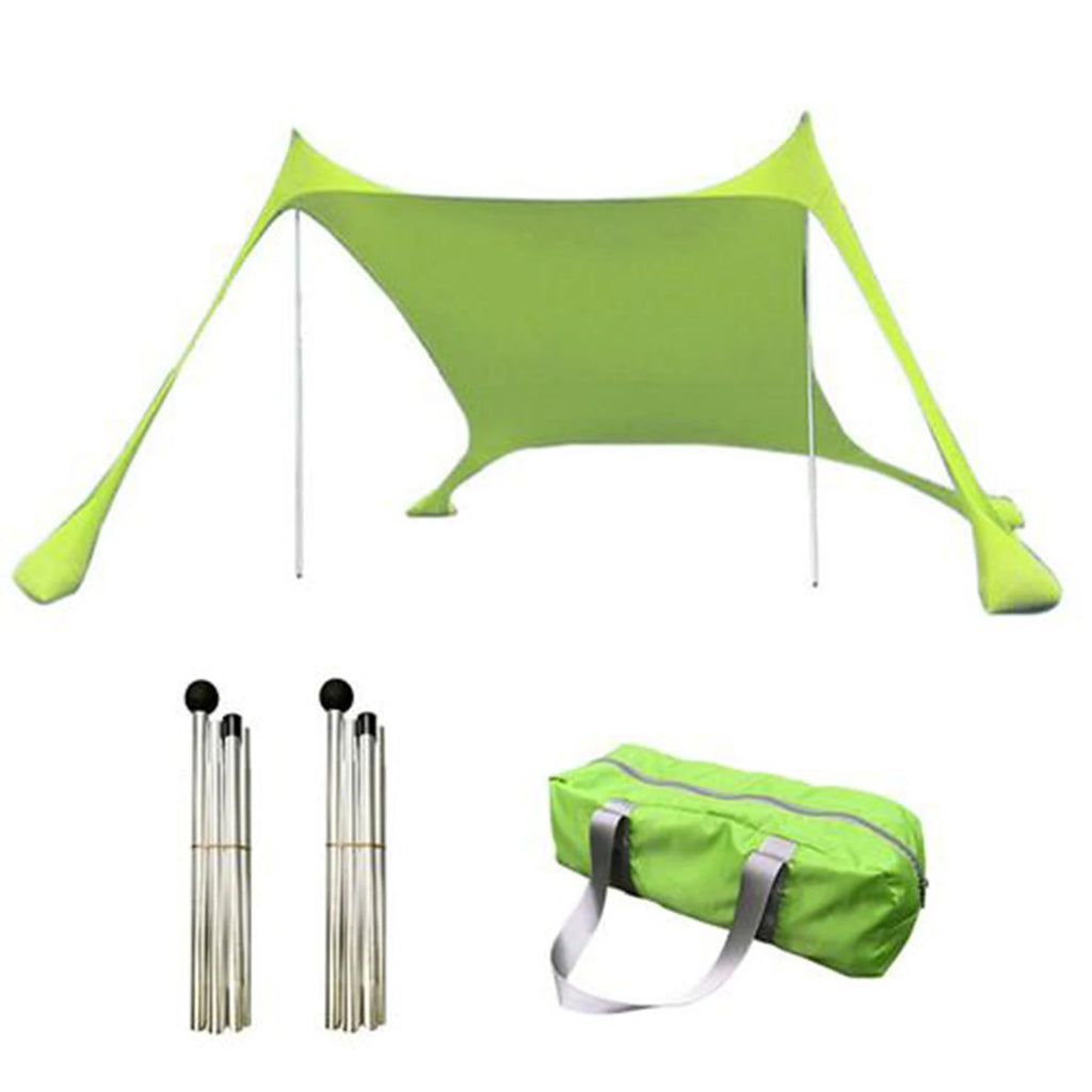 Outdoor Beach Tent Sun Shelter Camping Shades Tents Windproof One-piece Beach Canopy Tents UPF50+ Portable Family Tent For Bea Oasis Select