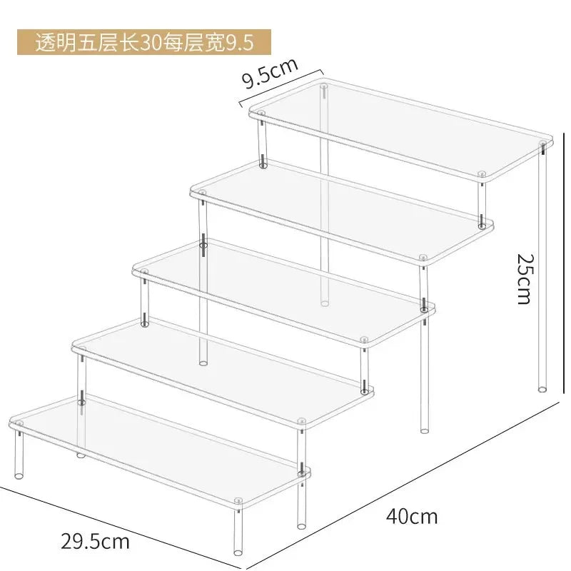 Clear Acrylic Display Stand | Perfume, Cupcake & Figurine Riser