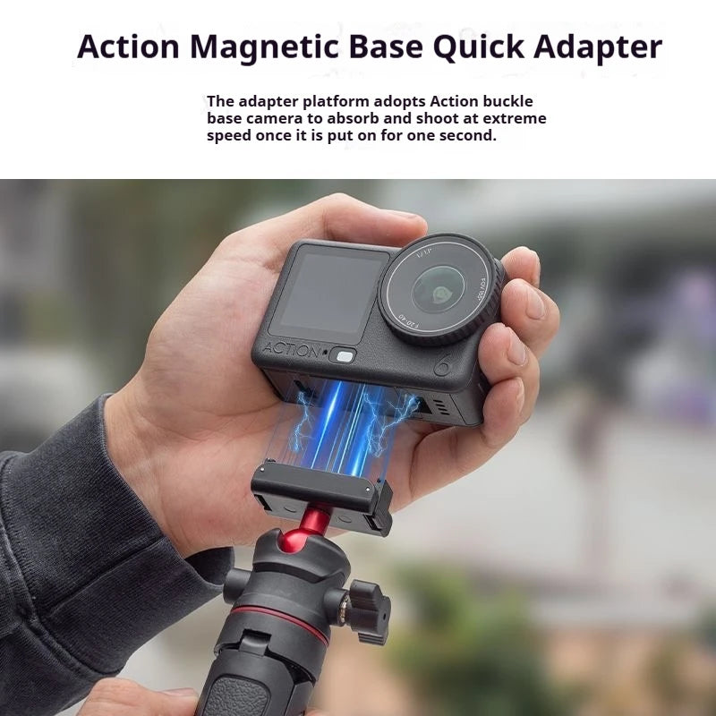 Desktop Selfie Stick & Tripod Extension Pole for DJI Action 6