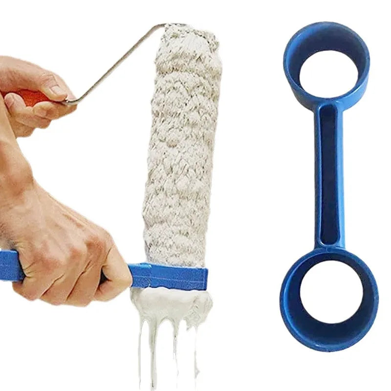 Paint Roller Scraper Double Ring Squeegee Tool Remove Extra Coating For Wall Renovation House Painting Construction Decoration Oasis Select