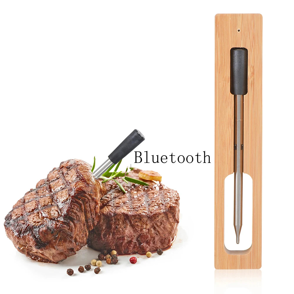 Newest Wireless Meat Food Thermometer Kitchen Cooking Tool Oven Grill BBQ Steak Bluetooth Temperature Meter Barbecue Accessories Oasis Select