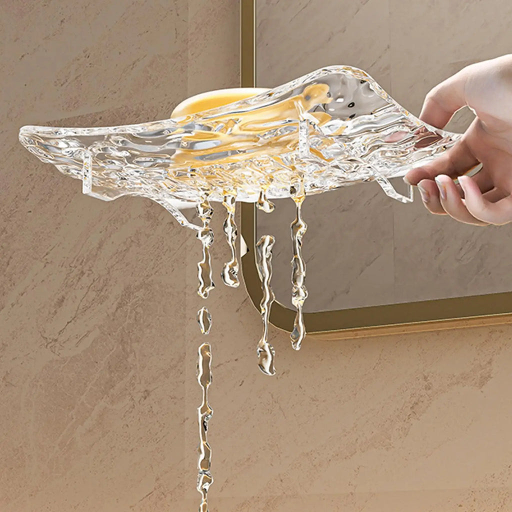 Soap Dish with Drain Holes – Non-Slip Quick-Dry Tray, 2-Pack