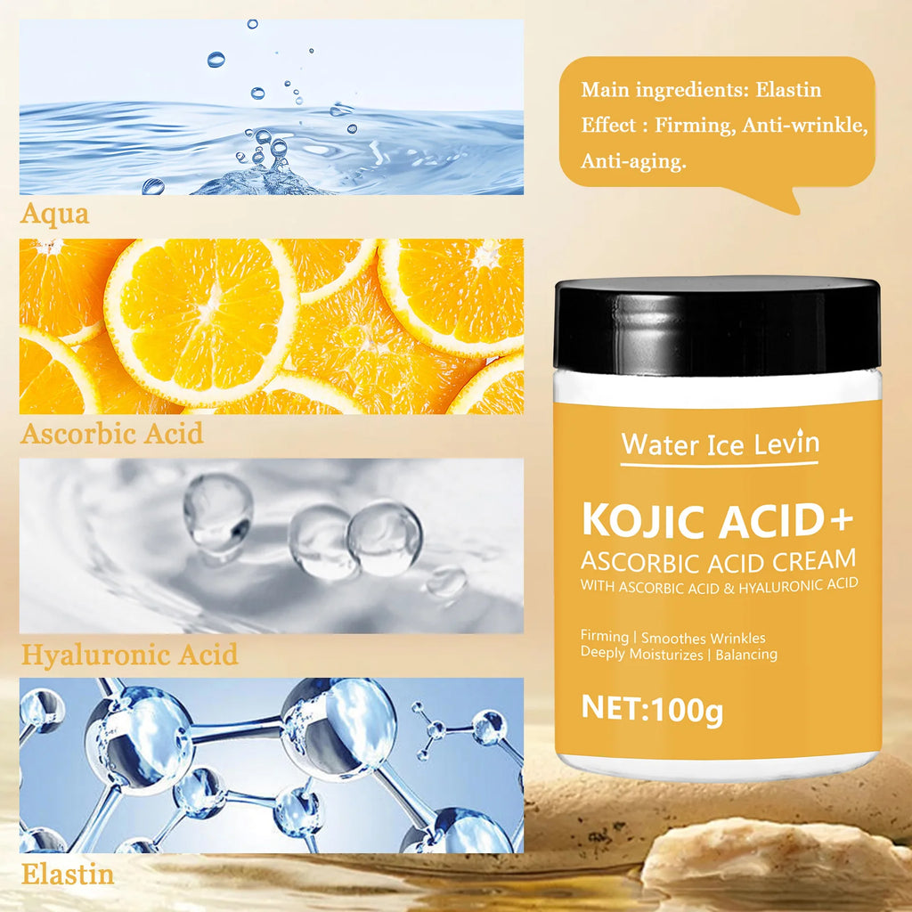 Kojic acid Lifting Firming Cream Collagen Smooth wrinkles Face Cream For Moisturizer Whitening Nourishing Brighten Skin Products Oasis Select
