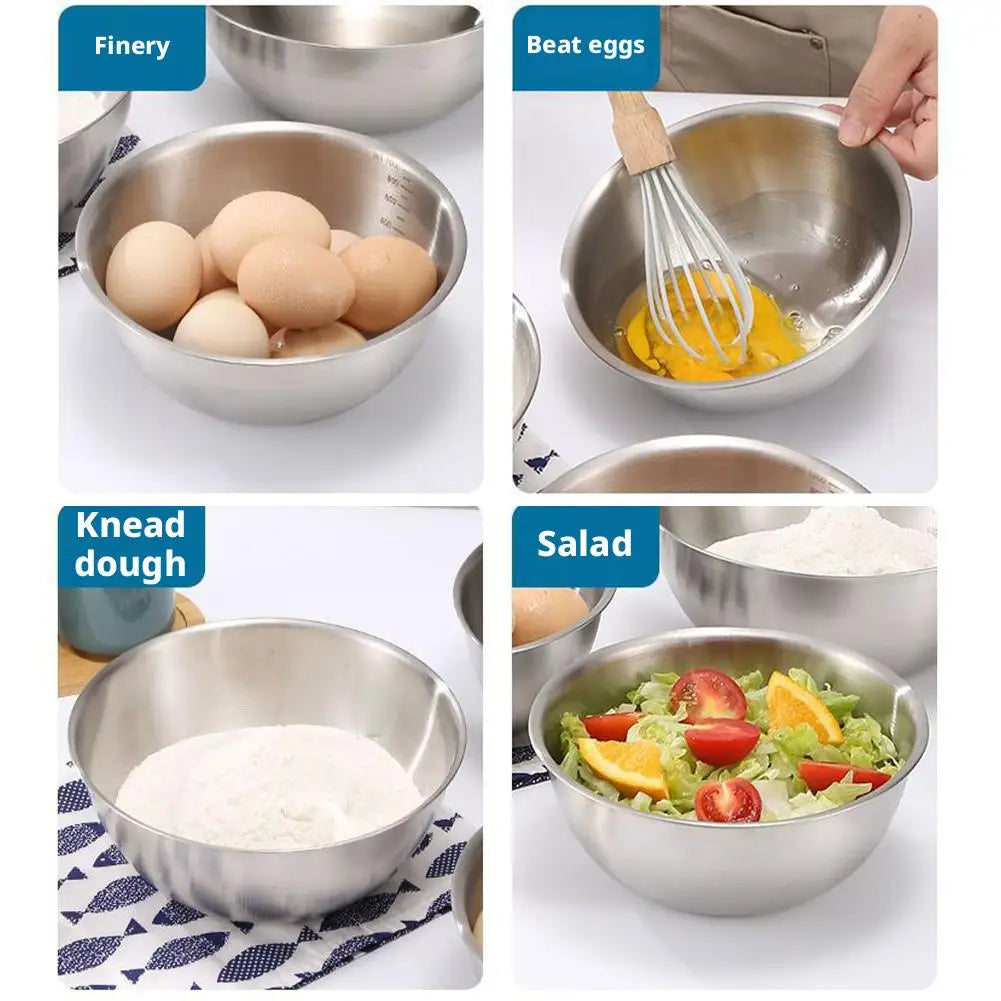 17cm Stainless Steel Mixing Bowl – Salad, Noodles & Prep