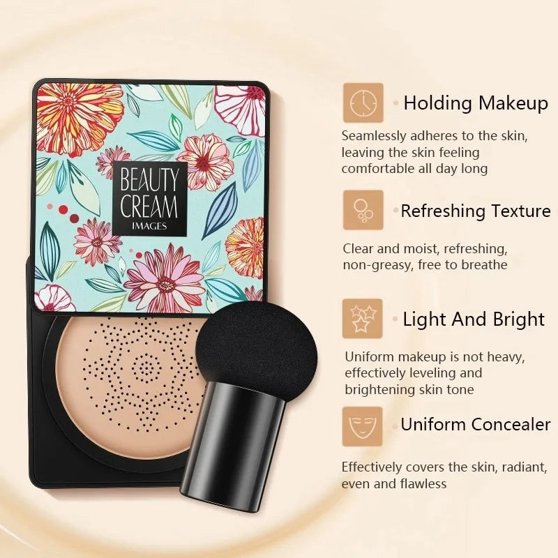 Air Cushion Foundation Concealer Whitening Liquid foundation Waterproof Brighten Face Base Makeup Oasis Select