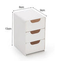 3-Tier Cosmetic Organizer Box with Drawers | Jewelry & Desk
