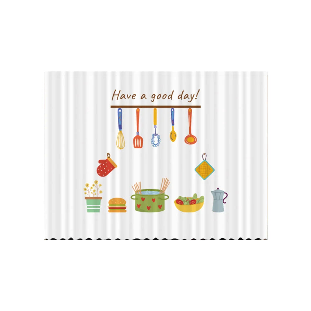 No-Drill Kitchen Cabinet Curtain – Dust & Oil Fume Cover