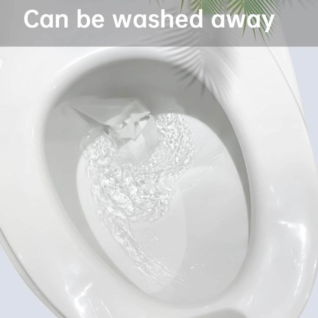 50/20pcs flushable toilet mat, disposable toilet seat, public restroom, airplane and camping, adult toilet essentials Oasis Select