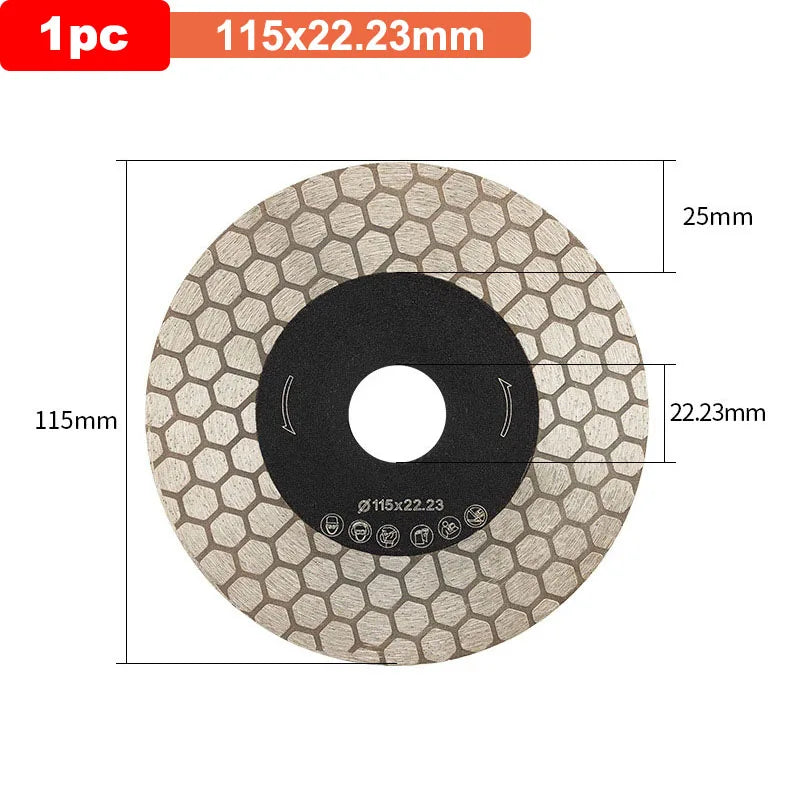 115/125mm Diamond Tile Saw Blade Cutting Grinding Disc Wheel For Porcelain Ceramic Tile Saw Blade Manufacturing Power Tools Oasis Select 115x22.23mm