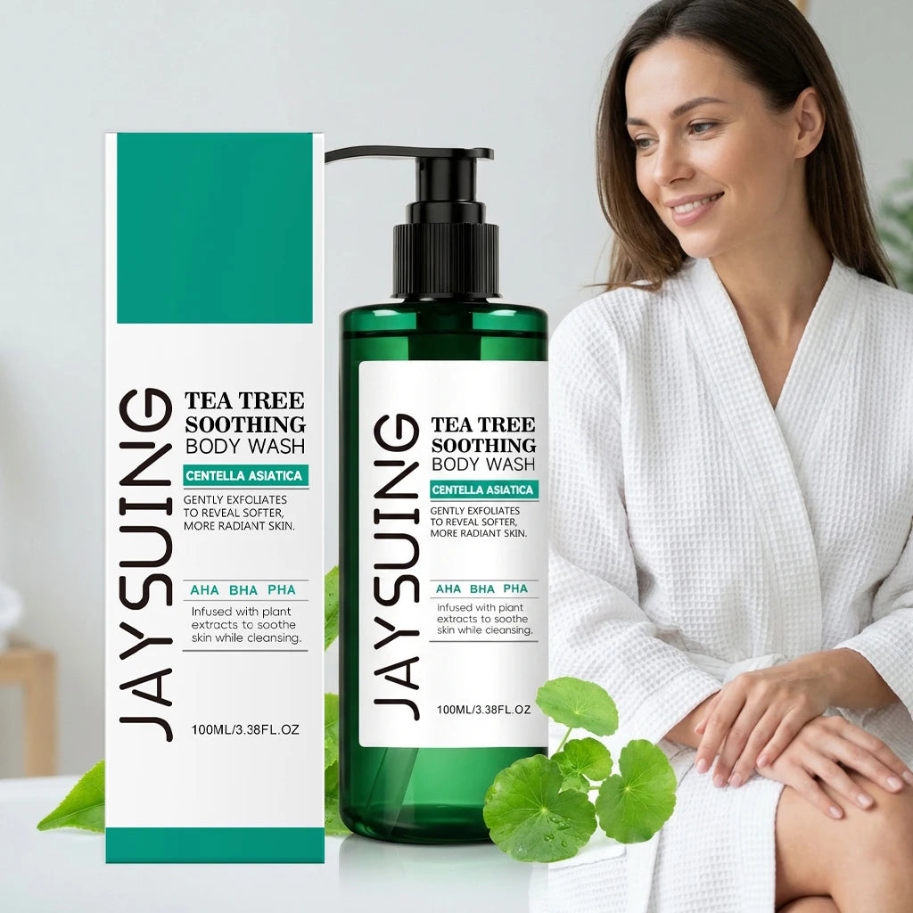 Tea Tree Shower Gel – Deep Cleanse, Acne & Odor Control Tea Tree Body Wash Oasis Select