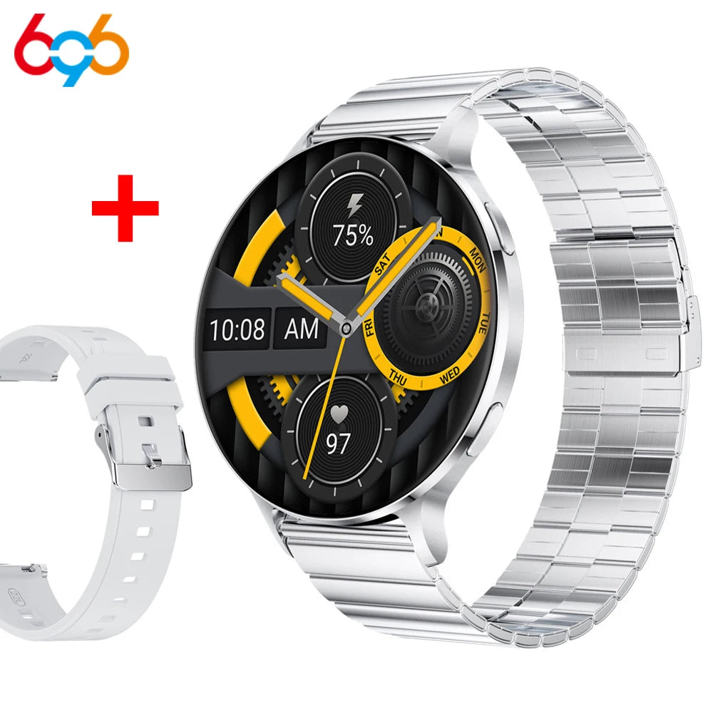 BT Call Smartwatch 1.75 Inch AMOLED Screen 6.9mm Ultra Thin Body Smart Watches Women Heartrate 3D Dynamic Dial Sports Lady Music Oasis Select SVGRS a SV1M