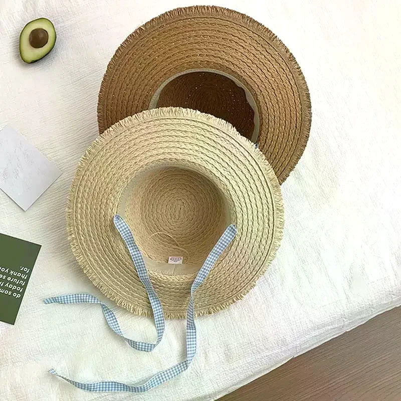 Women Straw Sunscreen Cap 모자 썬캡 비치모자 очки солнцезащитные женск Gorros Foldable UV Protection Outdoor Large Brim Sunscreen Oasis Select
