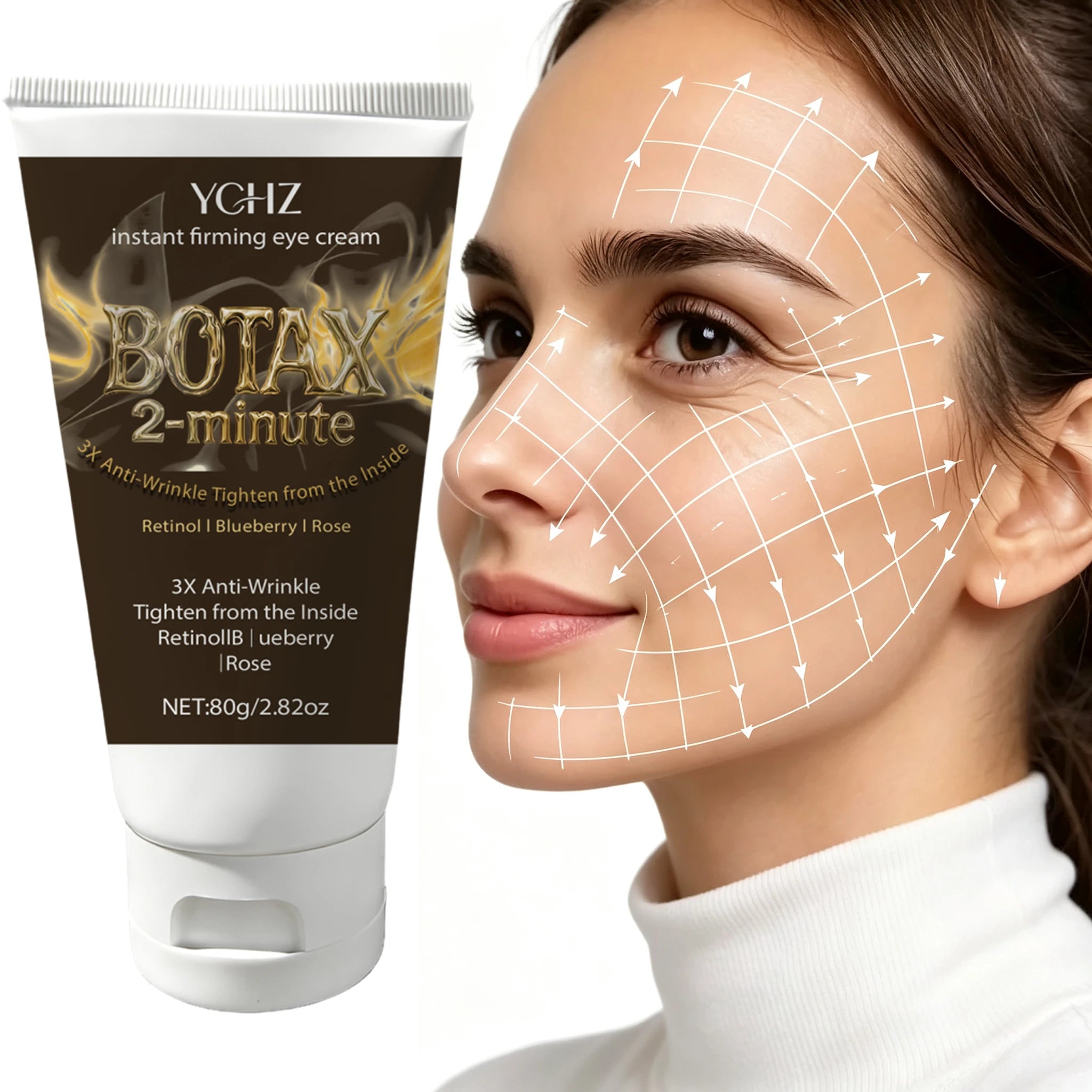 YCHZ Collagen Eye Cream – Firming, Brightening & Anti-Aging 80g