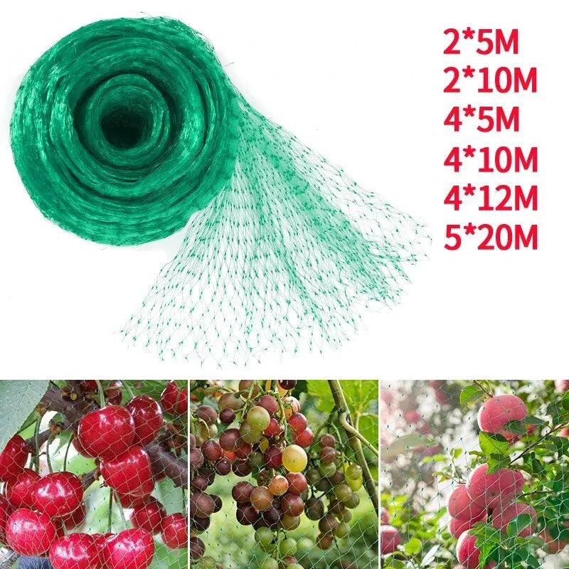 Garden Netting Green Woven Mesh Protect Plants Fruits Flowers Trees Stretch Fencing Durable Net Stops Birds Deer Animals Oasis Select Green 2mx10m