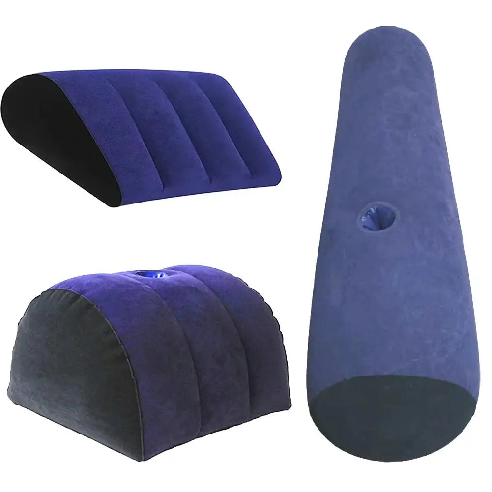 New Inflatable Pillow Toys Magic Cushion Relax Cushion Triangle Cylinder Wedge Sweetheart Gift Couples Gifts Oasis Select