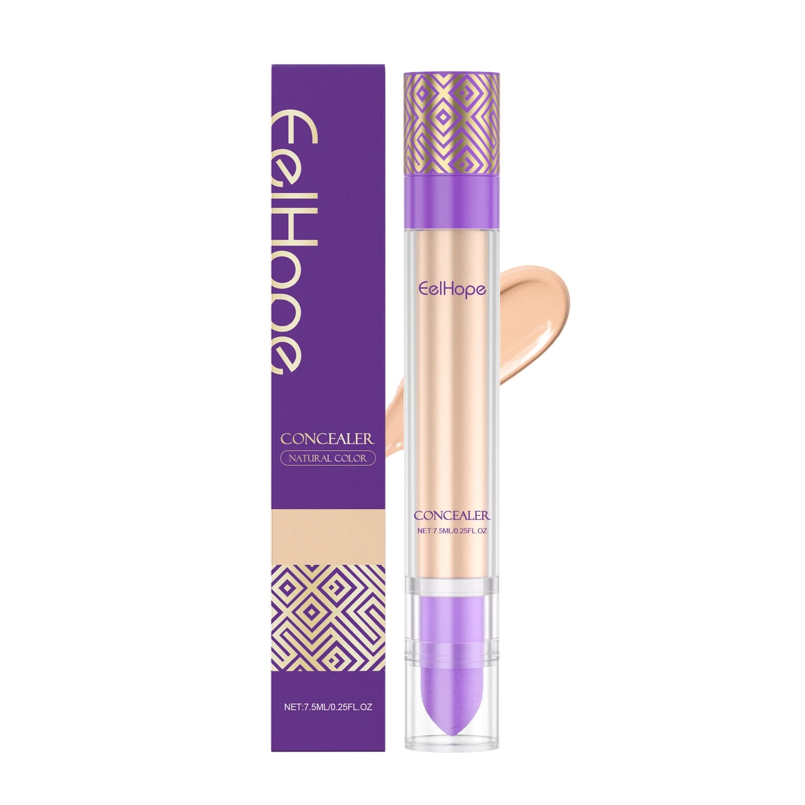 Eelhope Liquid Concealer – Full Coverage Dark Circles & Hydrating Liquid Concealer Oasis Select Natural