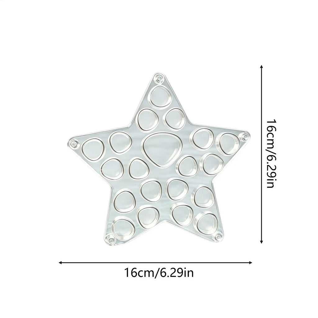 Seashell Holder Display Box Acrylic Organizer Starfish Shell Collecting Box for Girlfriend Women Girls Shark Tooth Rings Ear Oasis Select