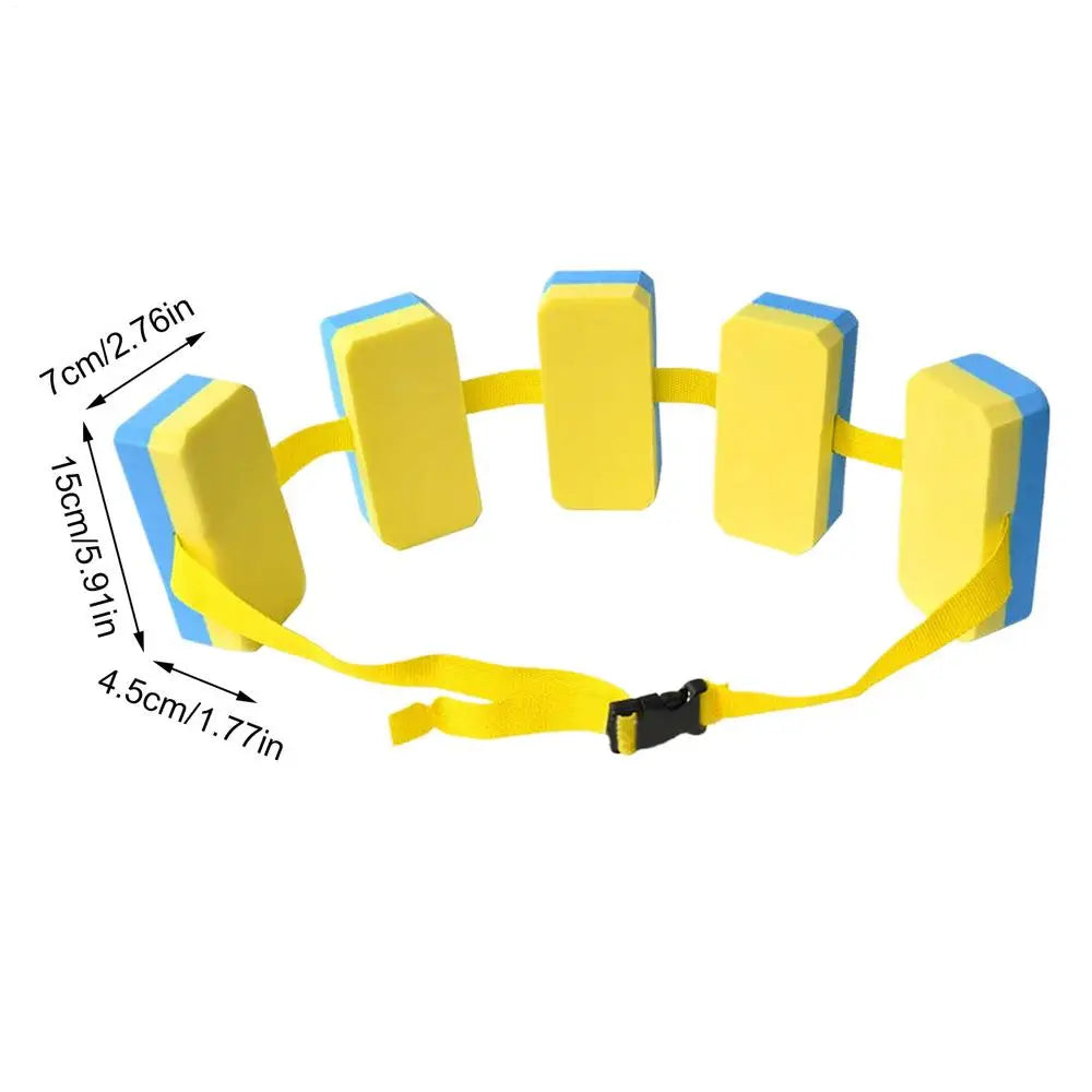 Kids Swimming Belt Children Swim Training Belt Adjustable Strap Equipment Exerciser Aid Flotation Belt Swim Trainer for Children Oasis Select Yellow