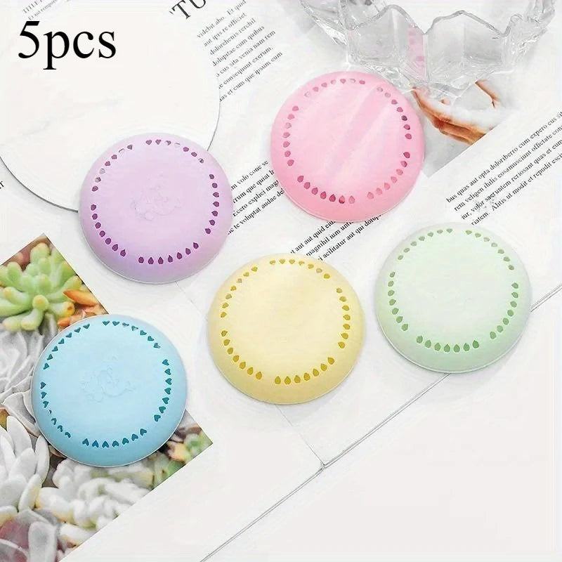 Aromatherapy Fragrance Lasting Deodorization Bathroom Supplies Bedroom Wardrobe Car Toilet Deodorant Room Air Freshener Oasis Select 5pcs-Random color