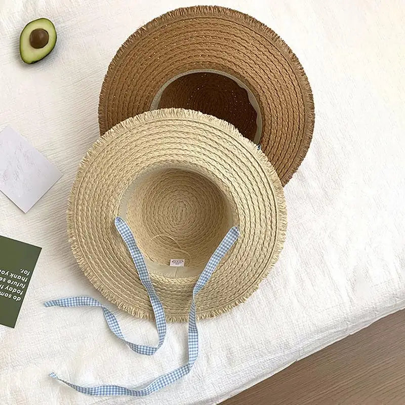 Women Straw Sunscreen Cap 모자 썬캡 비치모자 очки солнцезащитные женск Gorros Foldable UV Protection Outdoor Large Brim Sunscreen Oasis Select