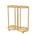 Metal Paper Cup Holder Sleek Space-Saving Organizer for Disposable Paper Cups Premium Countertop Rack for Desk Kitchen Oasis Select Gold