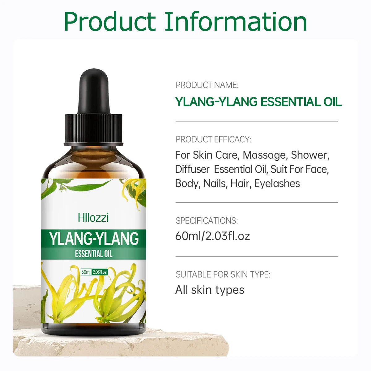 Ylang Ylang Essential Oil – Skin & Body Care | 30/60/100ml