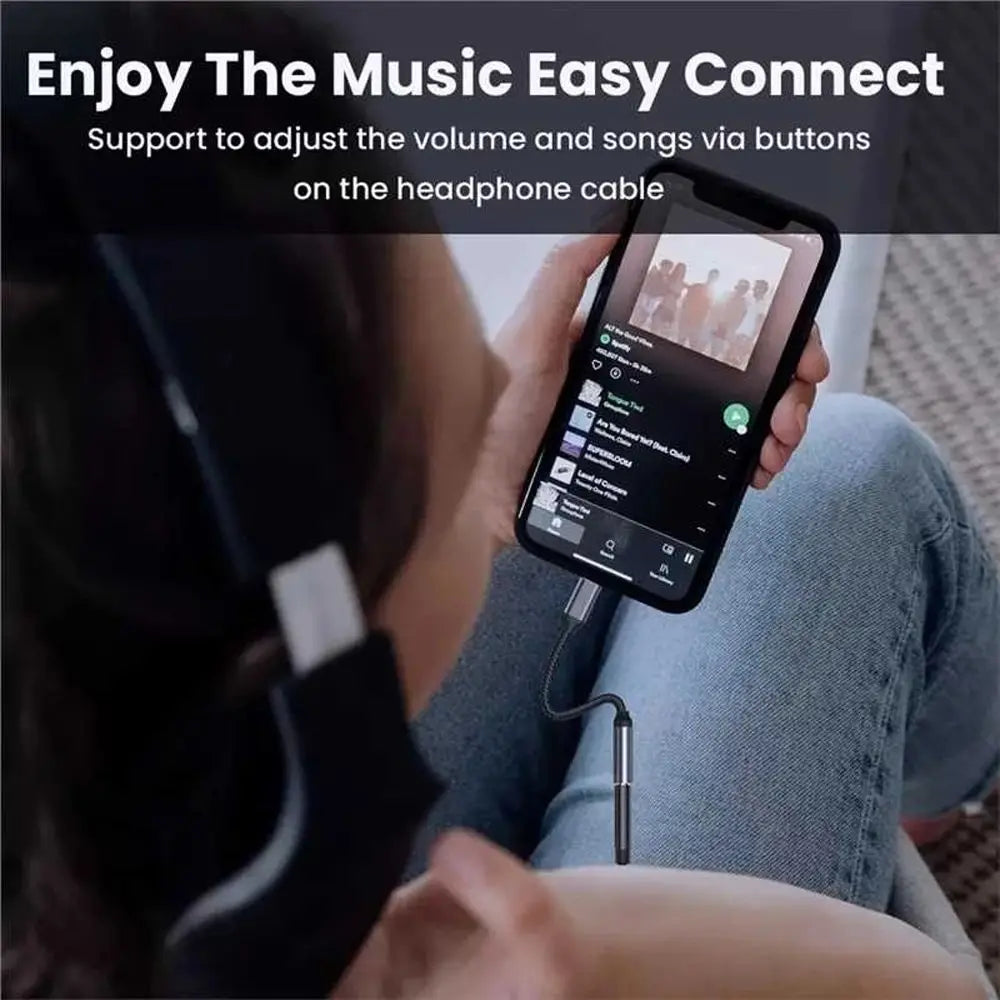 Cables Type C Adapter Usb-C Headphone Adapter Audio Cable Audio Adapter Type C Audio Splitter Type C To 3.5mm Jack Aux Cable Oasis Select