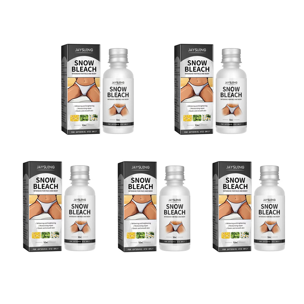 Body Snow Bleach Cream Nicotinamide Removal Dark Spot Melanin Brighten Private Parts Underarm Bleaching Armpit Elbow Knees Joint Oasis Select 5 x 30ml Boxed